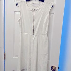 White midi dress, New York and Company